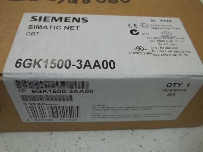 SIEMENS 6GK1500-3AA00 TEMINAL BUS  NSFS