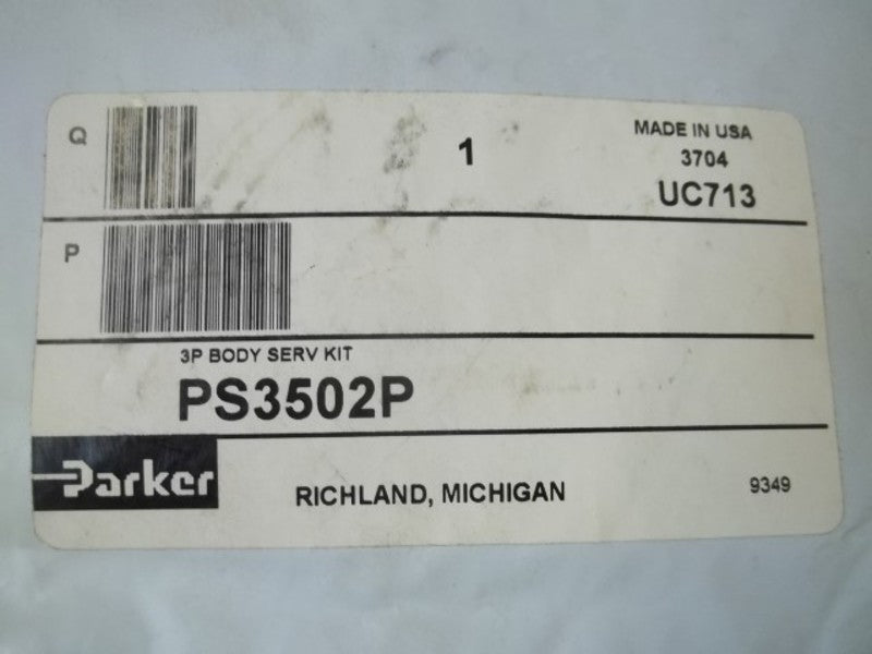 PARKER PS3502P 3P BODY SERVICE KIT  ORIGINAL PACKAGE