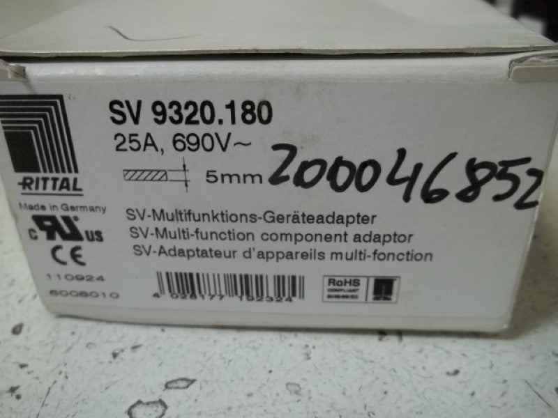 RITTA SV9320.180 SV-MULTI-FUCTION COMPONENT ADAPTOR 25A, 690V  NSMP