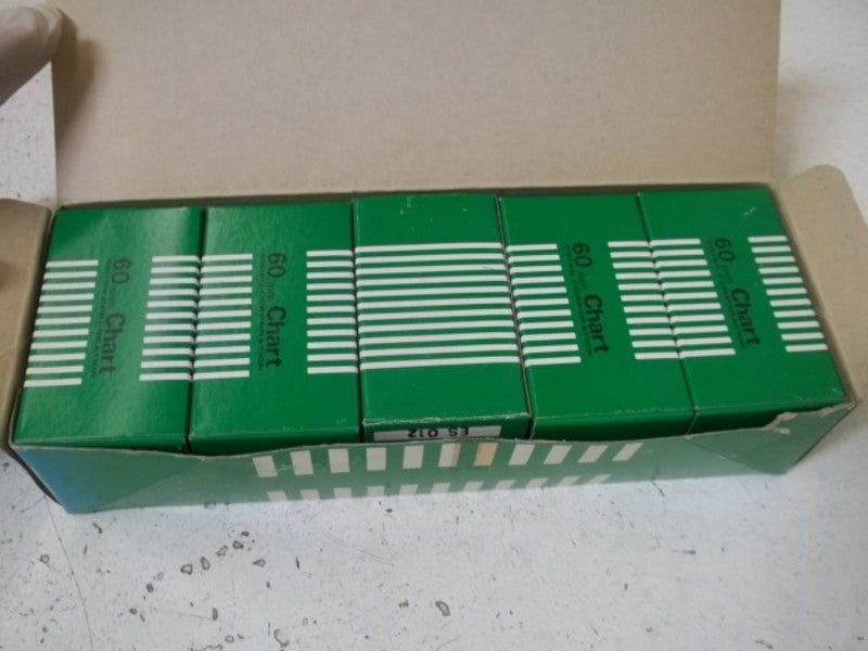 LOT OF 5 CHINO CORP. ES012 60MM CHART NSMP