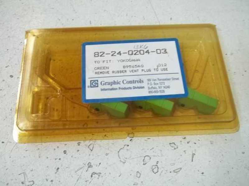 LOT OF 3 GRAPHIC CONTROLS 82-24-0204-03 GREEN PEN ORIGINAL PACKAGE