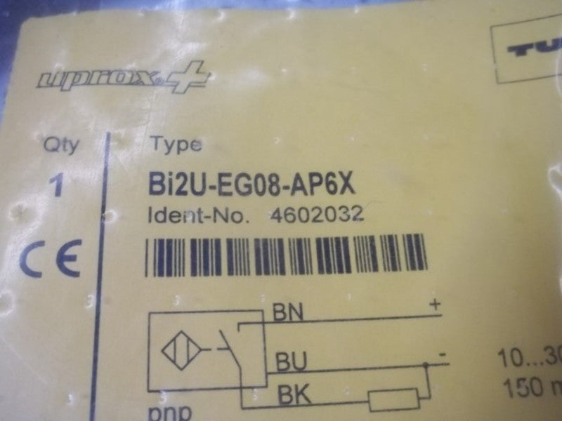TURCK BI2U-EG08-AP6X PROXIMITY SWITCH (OPEN BAG)  NSNP IN A BAG