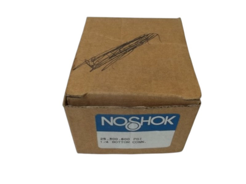 NOSHOK 25.300.600 GAUGE 0-600 PSI  NSMP