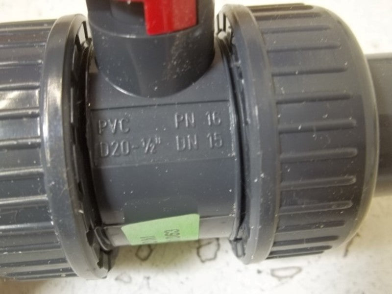 TECNO PLASTIC DN15.ASTM/NPT20 BALL VALVE(AS IS)  NSMP