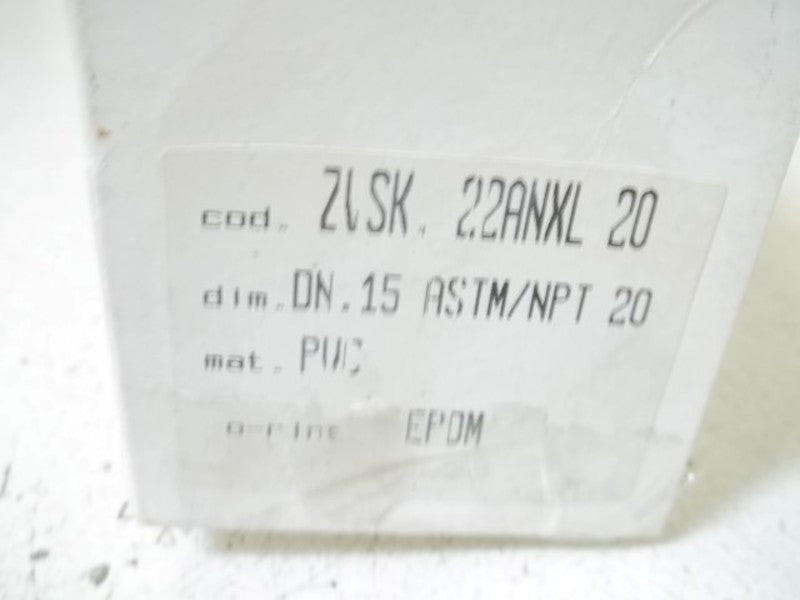 TECNO PLASTIC DN15.ASTM/NPT20 BALL VALVE(AS IS)  NSMP
