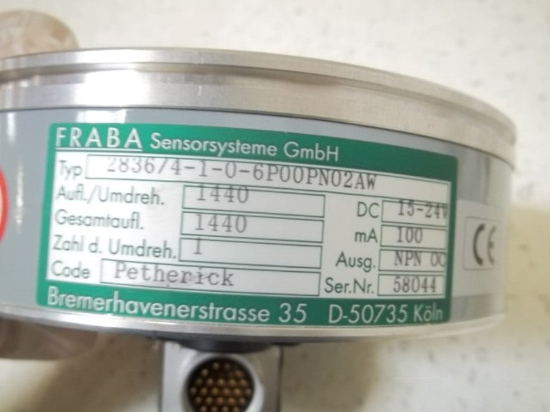 FRABA 2836/4-1-0-6P00PN02AW ENCODER  UNMP