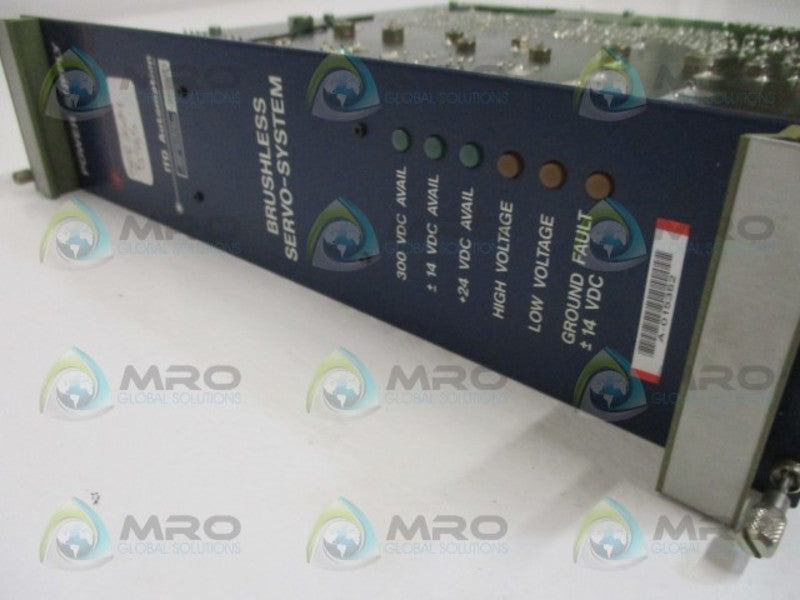 ITD AUTOMATION 026.36.44C BRUSHLESS SERVO-SYSTEM POWER SUPPLY  NSNP