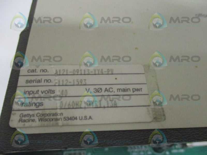 GETTYS A121-09113-YY4-PV SERVO AMPLIFIER (AS PICTURED)  UNMP