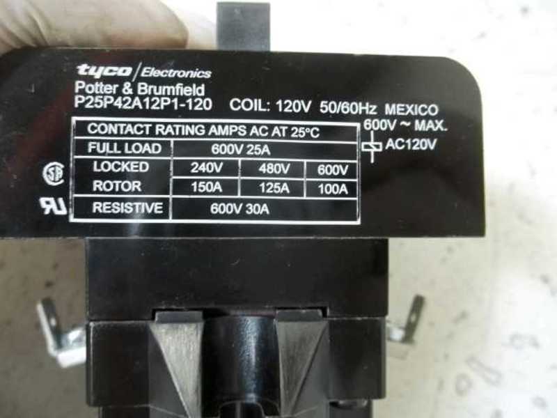 POTTER & BRUMFIELD P25P42A12P1-120 CONTACTOR  NSNP