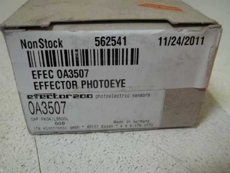 IFM EFECTOR OA3507 RETRO REFLECTIVE SENSOR  NSMP