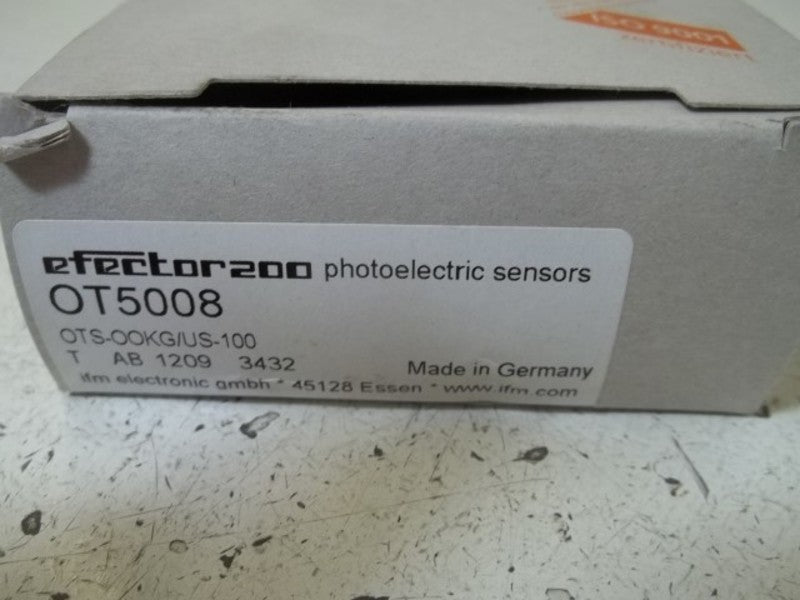 IFM EFECTOR OT5008 THROUGH BEAM SENSOR  NSMP