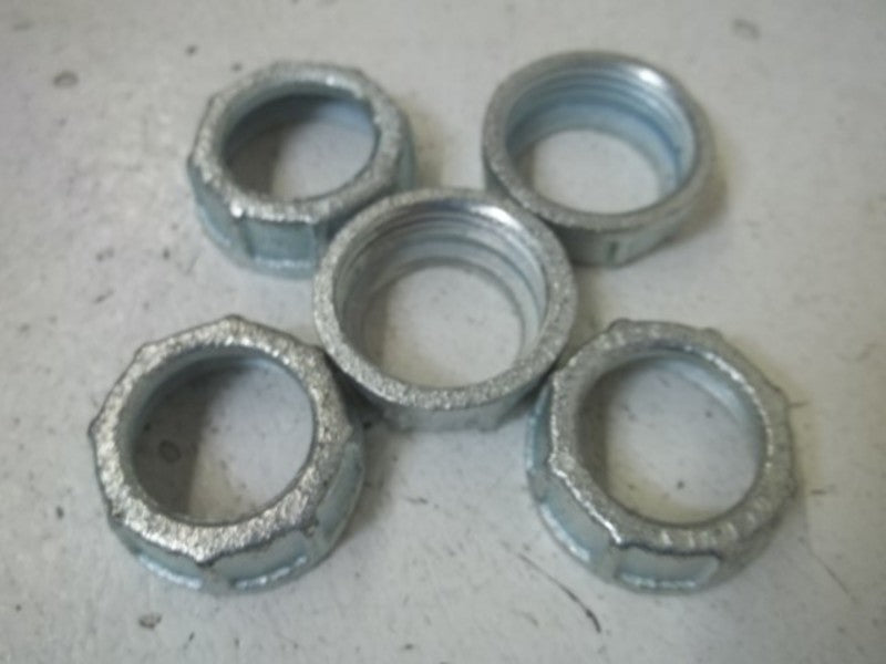 LOT OF 5 APPLETON BU75 3/4" CONDUIT BUSHING