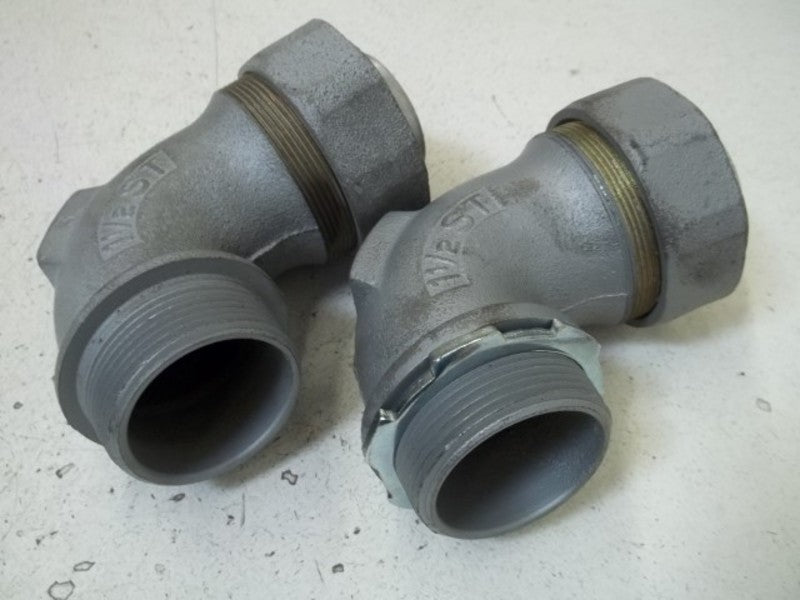 LOT OF 2 MIDWEST LT15090 CONNECTOR NSNP