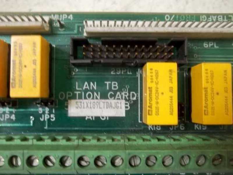 GENERAL ELECTRIC 531X189LTBAJG1 LAN TB OPTION CARD  UNMP