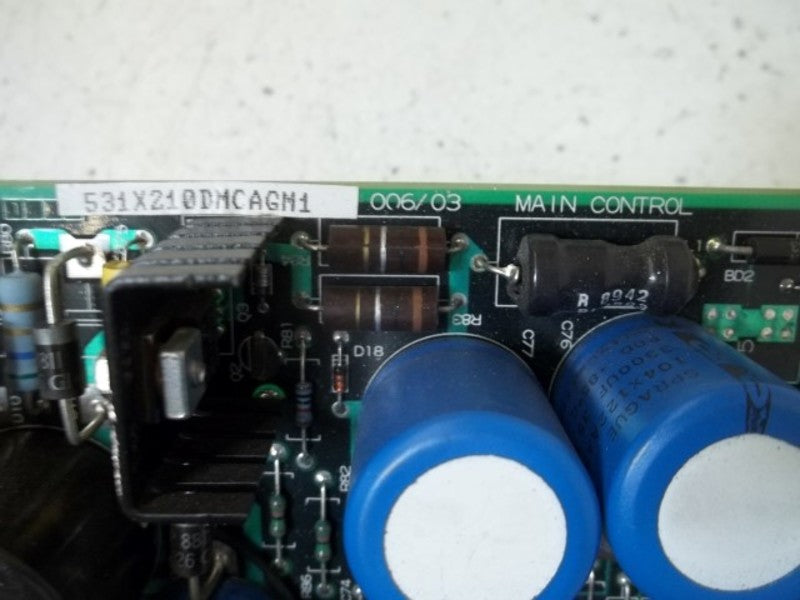 GENERAL ELECTRIC 531X210DMCAGM1 MAIN CONTROL  UNMP
