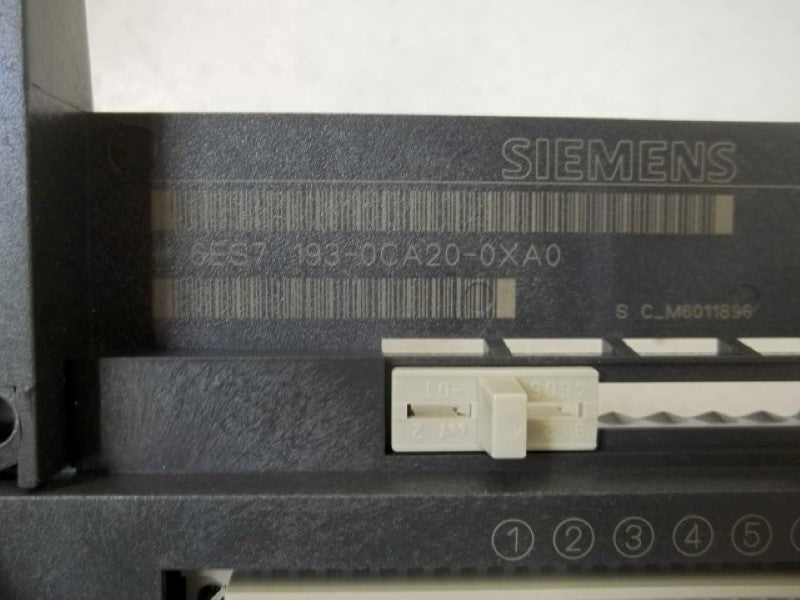 SIEMENS 6ES7 193-0CA20-0XA0 TERMINAL BLOCK  NSMP