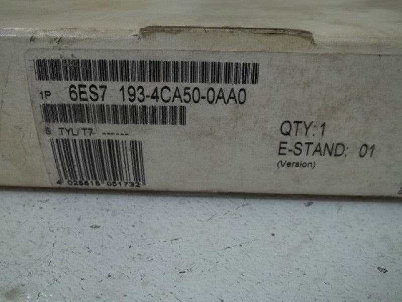 SIEMENS 6ES7 193-4CA50-0AA0 TERMINAL MODULE (1 IN BOX)  NSMP