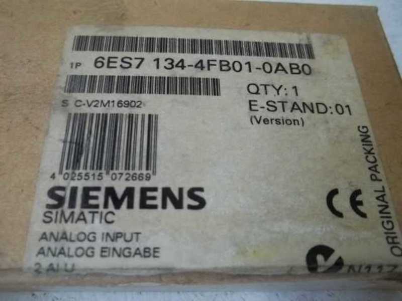 SIEMENS 6ES7 134-4FB01-0AB0 ANALOG INPUT  NSMP