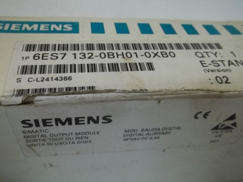 SIEMENS 6ES7 132-0BH01-0XB0 DIGITAL OUTPUT MODULE  NSMP