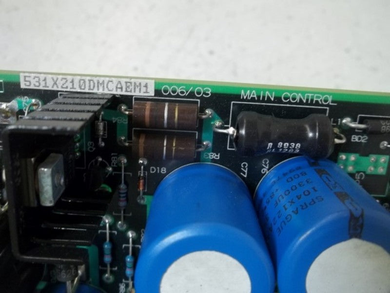 GENERAL ELECTRIC 531X210DMCAEM1 MAIN CONTROL  UNMP