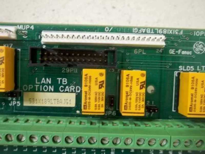 GENERAL ELECTRIC 531X189LTBAJG1 LAN TB OPTION CARD  NSMP