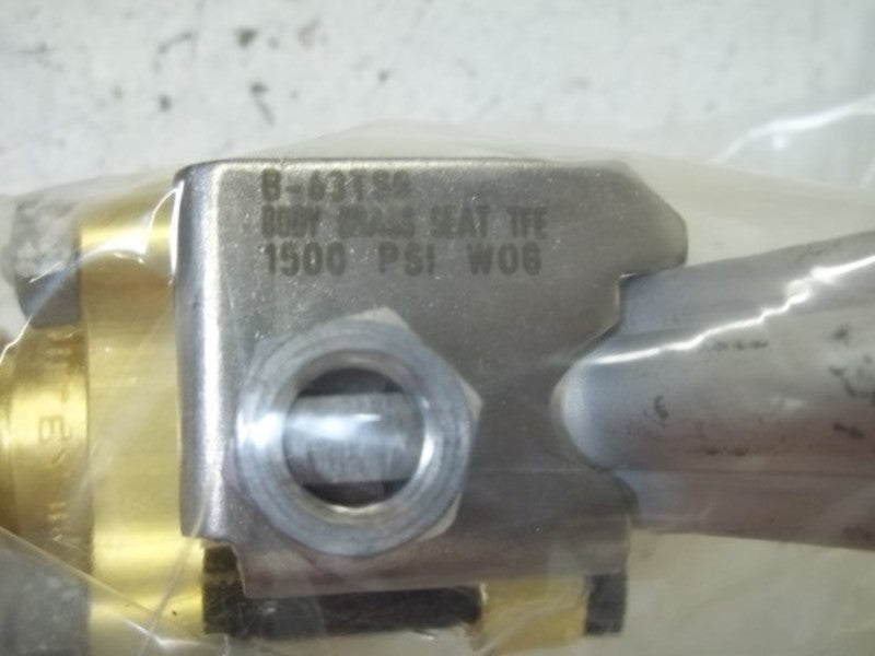 WHITNEY B-63TS8 BALL VALVE  NSMP
