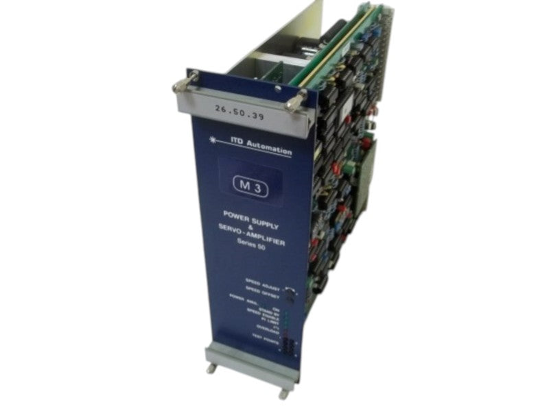 ITD AUTOMATION 26.50.39 POWER SUPPLY & SERVO-AMPLIFIER  UNMP
