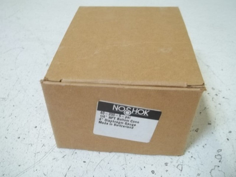NOSHOK 40-200-5-PSI 1/4" GAUGE  NSMP