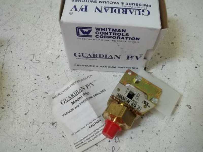 GUARDIAN 68060-06 PRESSURE SWITCH 3-40PSI  NSMP