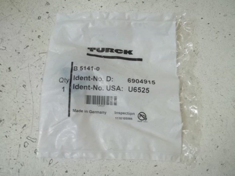TURCK B5141-0 FEMALE CONNECTOR  NSMP
