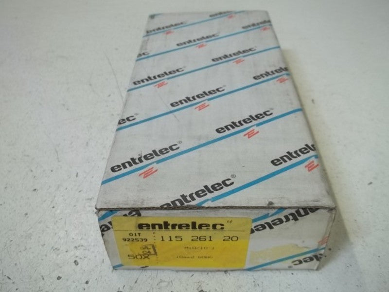 LOT OF 50 ENTRELEC 115 261 20 TERMINAL BLOCK NSMP