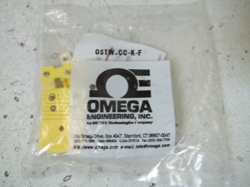 OMEGA OSTW-CC-K-F THERMOCOUPLE CONNECTOR W/ CABLE CLAMPS  NSMP