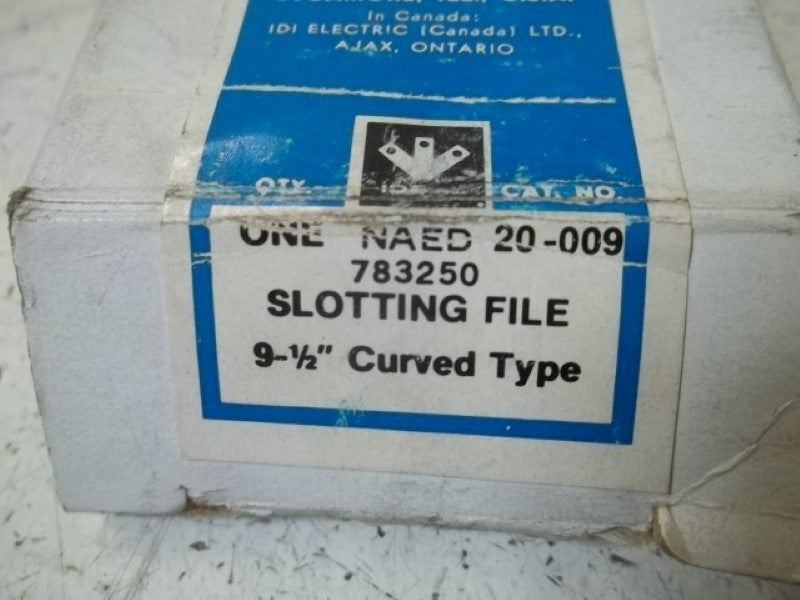 IDEA 783250 SLOTTING FILE 9-1/2" CURVED TYPE  NSMP