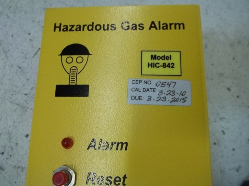 INDUSTRIAL TEST EQUIPMENT CO. MODEL HIC-842 ALARM  UNMP