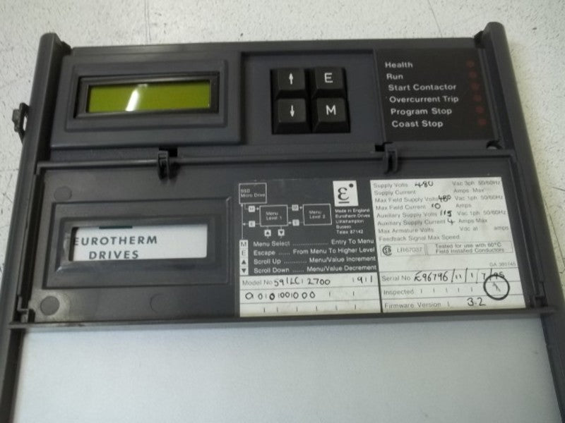 EUROTHERM 591LC/2700/9/1 DIGITAL DRIVE  UNMP
