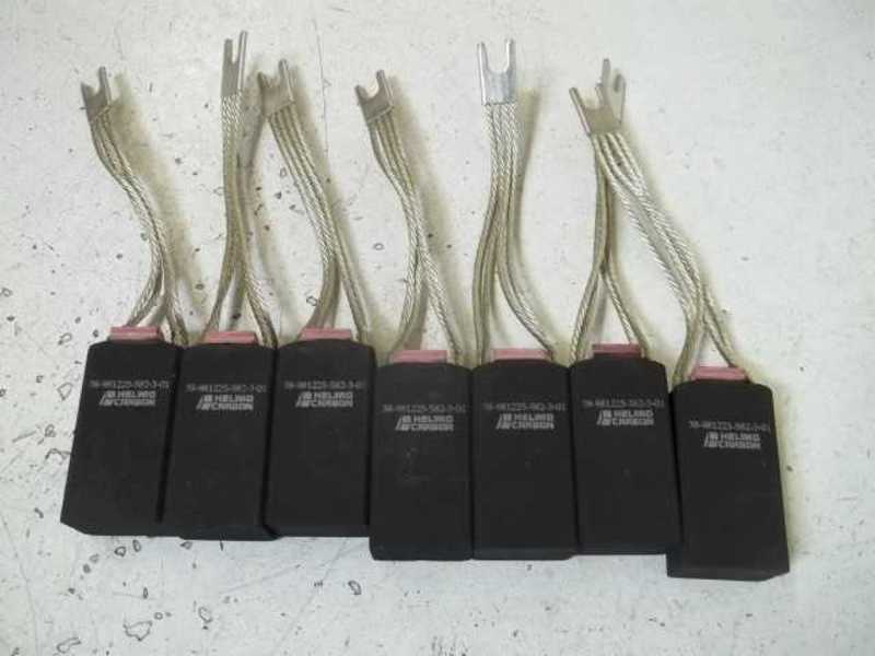 LOT OF 7 CARBON PRODUCTS 39-981225-582-3-01 BRUSH CARBON NSNP