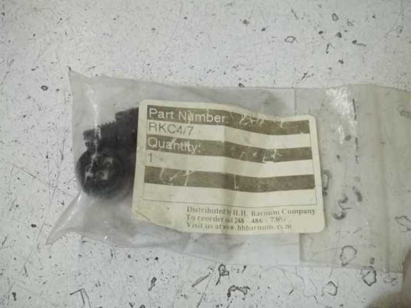 H.H.BARUM COMPANY RKC4/7 CONNECTOR  NSNP IN A BAG
