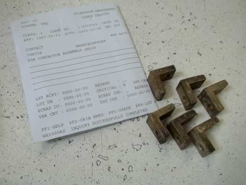 LOT OF 6 HARNISHFEGER 79H34 CONTACT UNMP