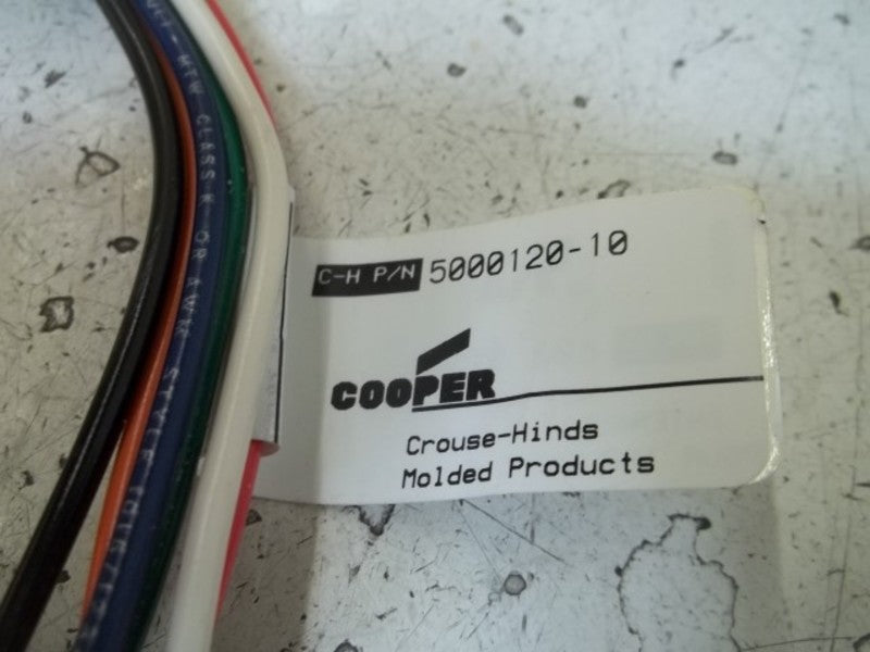 LOT OF 2 COOPER 5000120-10 RECEPTACLE UNMP