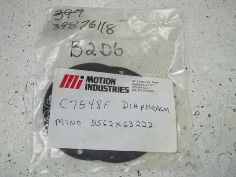 LOT OF 2 MOTION INDUSTRIES C7548F DIAPHRAGM NSNP IN BAG