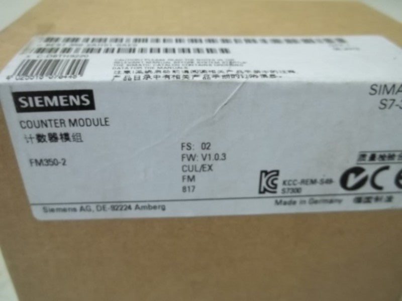 SIEMENS 6ES7 350-2AH01-0AE0 COUNTER MODULE  NSFS