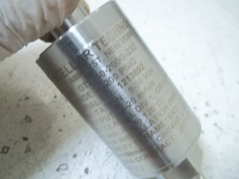 STELLAR TECHNOLOGY INCORP. GT2250-200G-232 PRESSURE SENSOR  NSNP