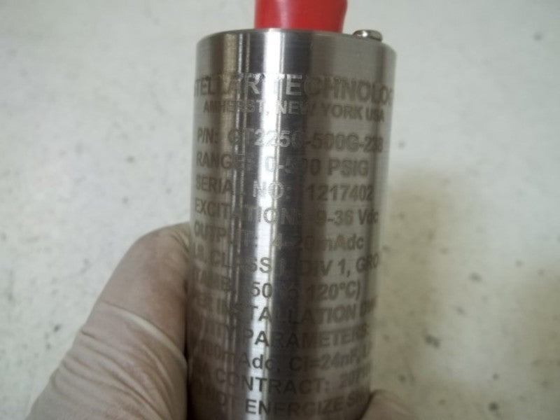 STELLAR TECHNOLOGY INCORP. GT2250-500G-238 PRESSURE SENSOR  NSNP