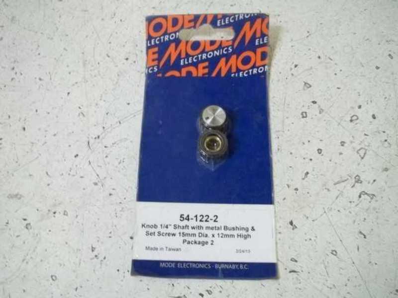 MODE ELECTRONICS 54-122-2 KNOB 1/4" SHAFT W/METAL BUSHING  ORIGINAL PACKAGE