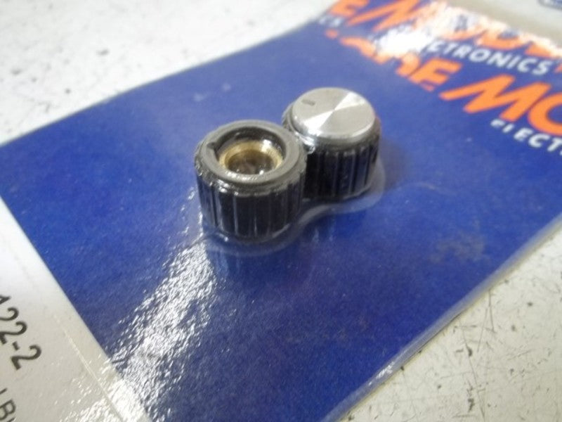 MODE ELECTRONICS 54-122-2 KNOB 1/4" SHAFT W/METAL BUSHING  ORIGINAL PACKAGE