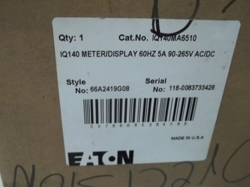 EATON IQ140MA6510 METER/DISPLAY  NSMP