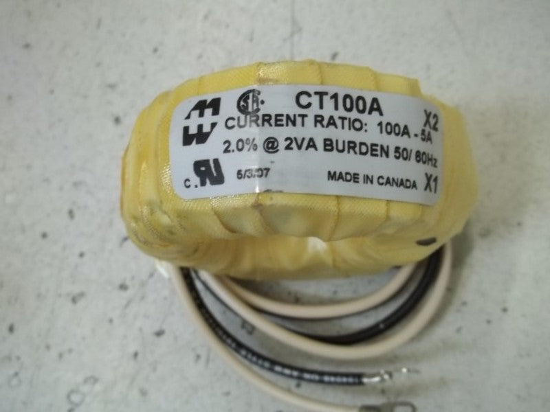 HAMMOND CT100A CURRENT RATIO: 100A-5A  NSMP
