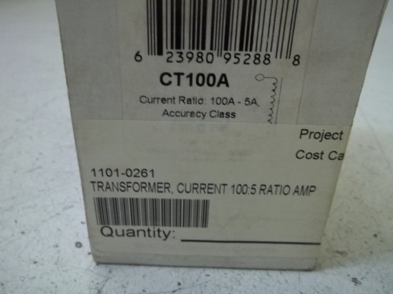 HAMMOND CT100A CURRENT RATIO: 100A-5A  NSMP