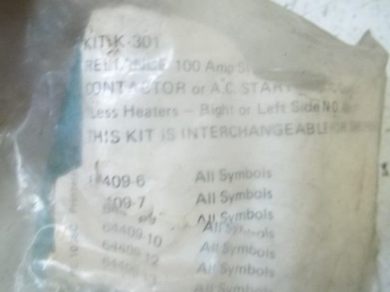 RELIANCE ELECTRIC K-301 CONTACT KIT  NSMP