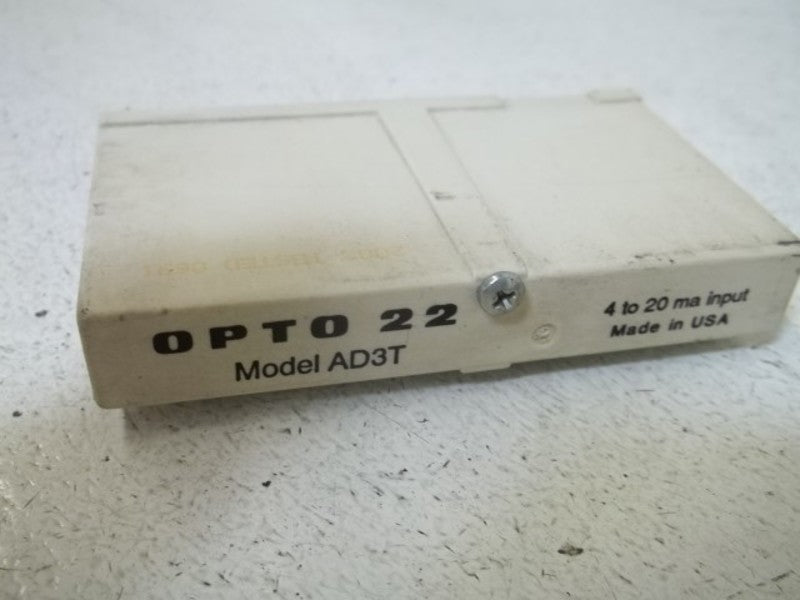LOT OF 4 OPTO 22 MODEL AD3T I/O MODULE UNMP